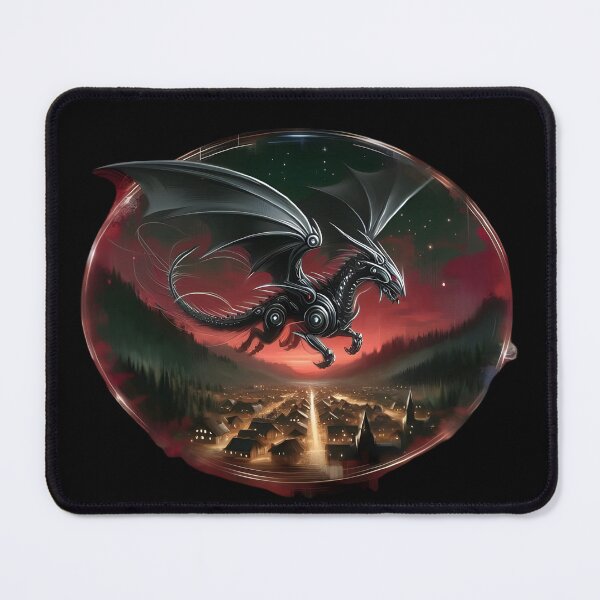Item preview, Mechanical Dragon Aurora Flight designed and sold by IllumeInk.