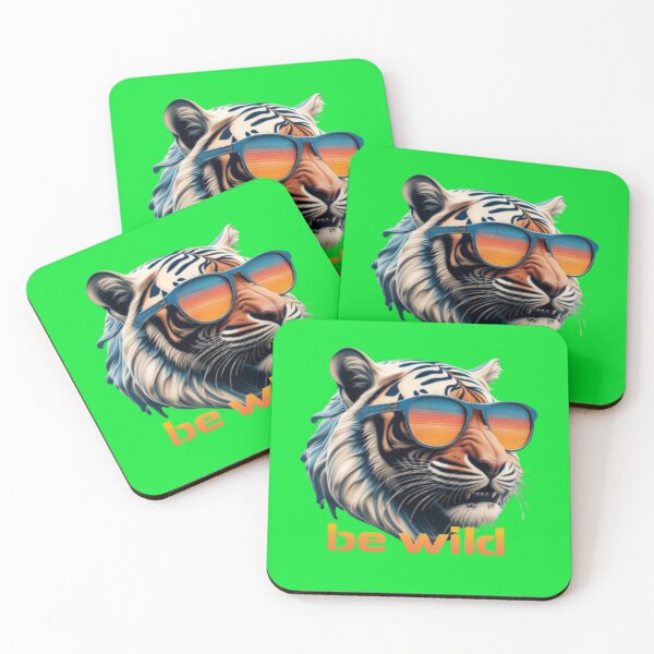 Item preview, Retro Cool Tiger designed and sold by Aise06.