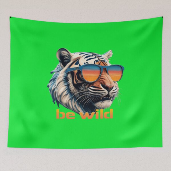 Item preview, Retro Cool Tiger designed and sold by Aise06.