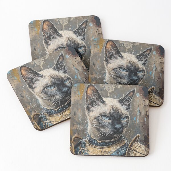 Item preview, Siamese Cat Guardian designed and sold by WillmanArt.