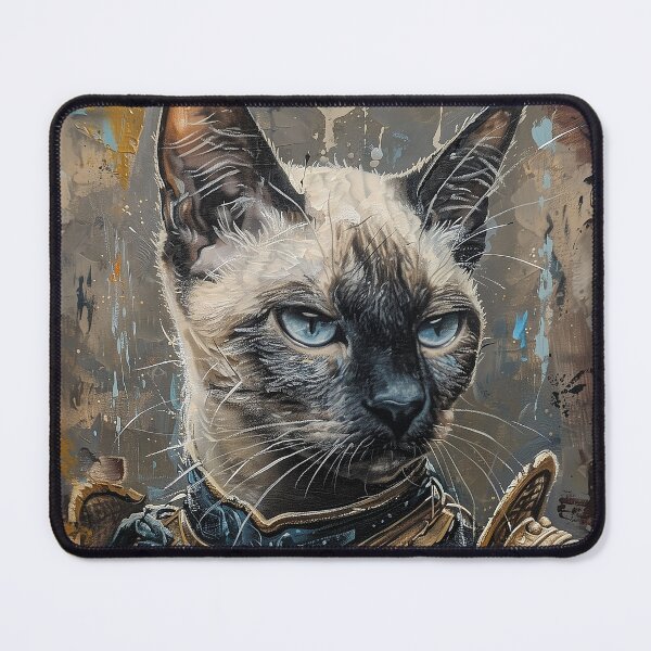 Item preview, Siamese Cat Guardian designed and sold by WillmanArt.