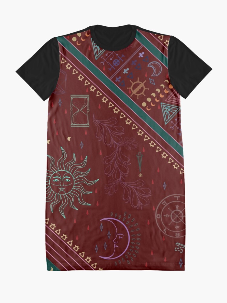 Alternate view of pyramid Graphic T-Shirt Dress