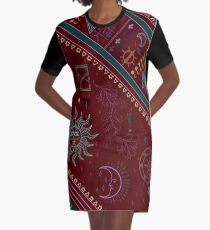 pyramid Graphic T-Shirt Dress