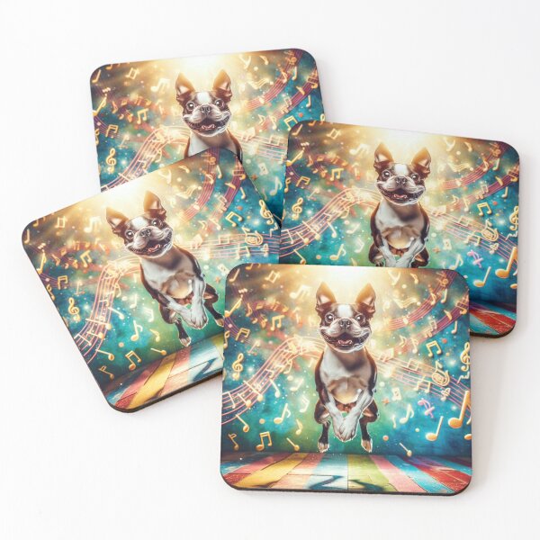 Item preview, Smiling Happy Boston Terrier designed and sold by Wags & Tails.
