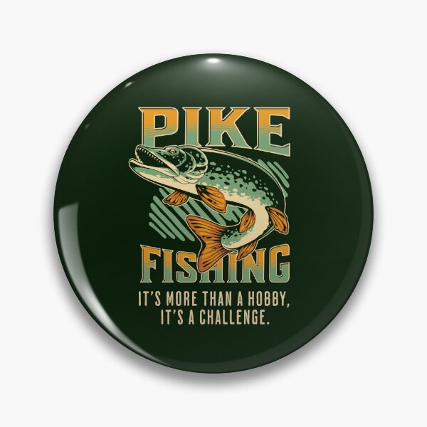 Item preview, Pike Fishing - It’s More Than A Hobby, It’s A Challenge designed and sold by FarmOfCuties.