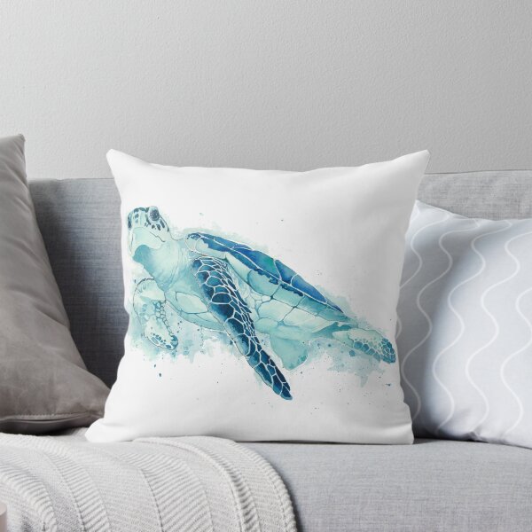 Item preview, Watercolor Sea Turtle designed and sold by Fox Tale Studio.