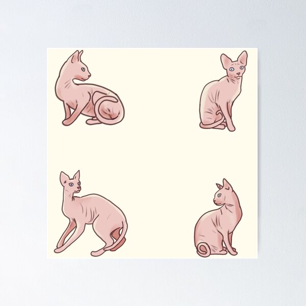 Item preview, sphynx cat pack designed and sold by Artofmayara.