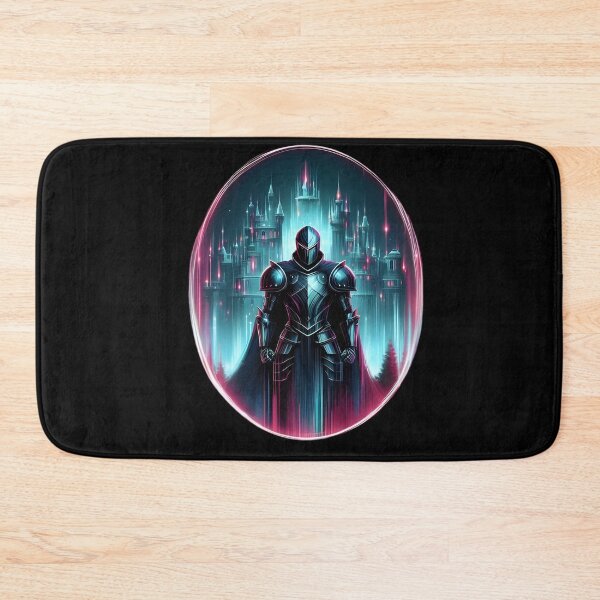 Item preview, Neon Knight Fantasy Castle designed and sold by IllumeInk.