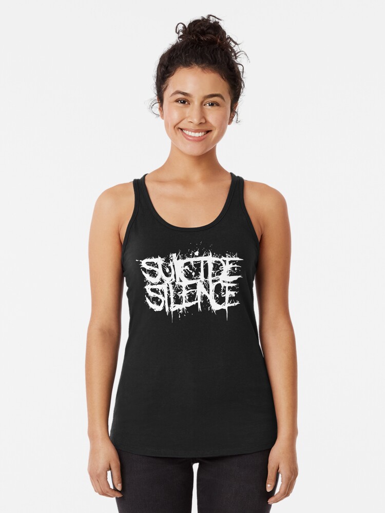 Thumbnail 1 of 3, Racerback Tank Top, Suicide Silence designed and sold by MetalMania.
