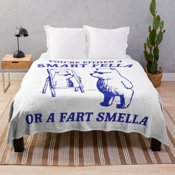 Item preview, You're Either A Smart Fella Or A Fart Smella Bear designed and sold by LoveMingle.