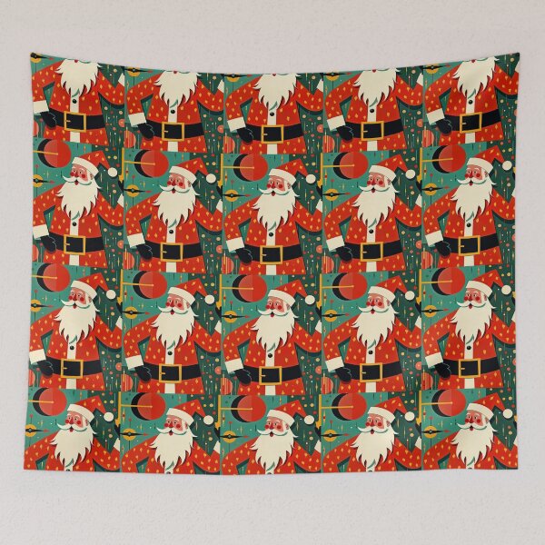 Item preview, Kitschmas Santa Claus Mid-Century Modern Fun designed and sold by taiche.