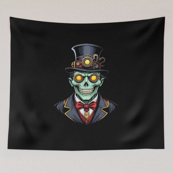 Item preview, Scary Halloween Steampunk Ghoul designed and sold by Purr95.