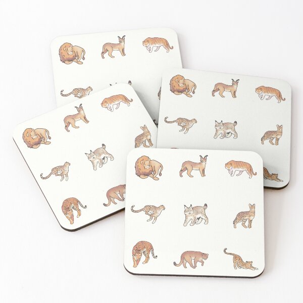 Item preview, Wild cats illustration pack designed and sold by Artofmayara.