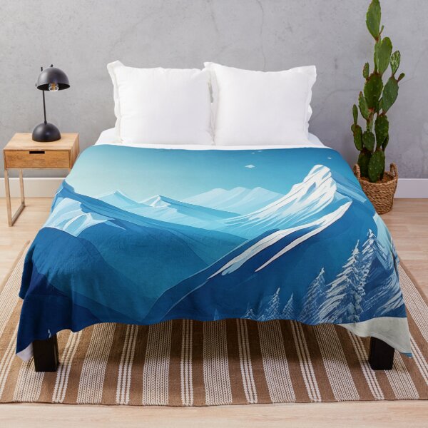Item preview, Winter Mountain Wonderland - Peaceful Snowy Peaks designed and sold by RaiyaTees.