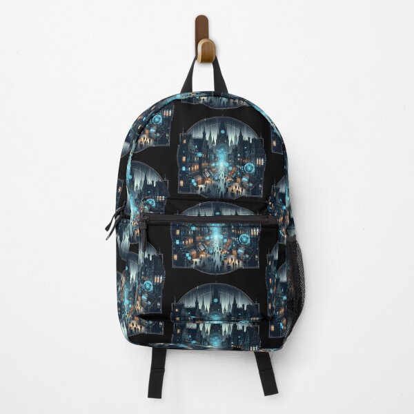 Item preview, Cyberpunk Cityscape Dome designed and sold by IllumeInk.
