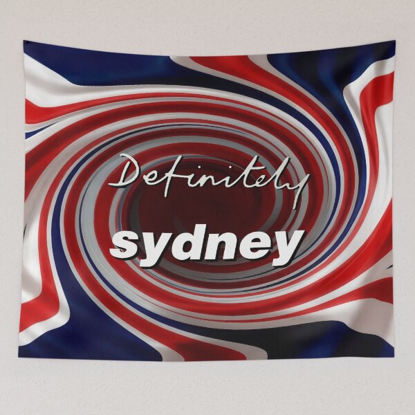 Item preview, Red White and Blue Sydney Oasis swirl designed and sold by BritTops.