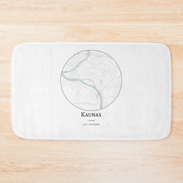 Item preview, Topography of Kaunas designed and sold by JohnnysHeath.
