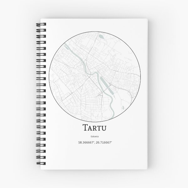 Item preview, Topography of Tartu designed and sold by JohnnysHeath.