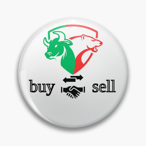 Item preview, Trading Bull And Bear Color With Buy And Sell designed and sold by SrSCreative.