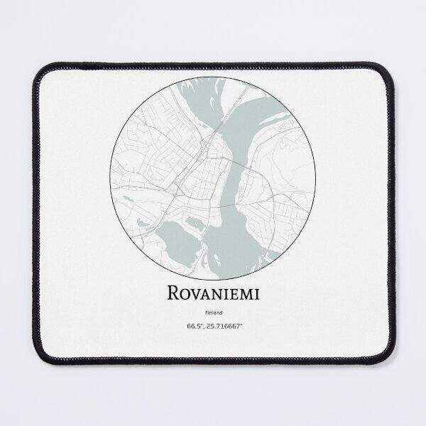 Item preview, Topography of Rovaniemi designed and sold by JohnnysHeath.