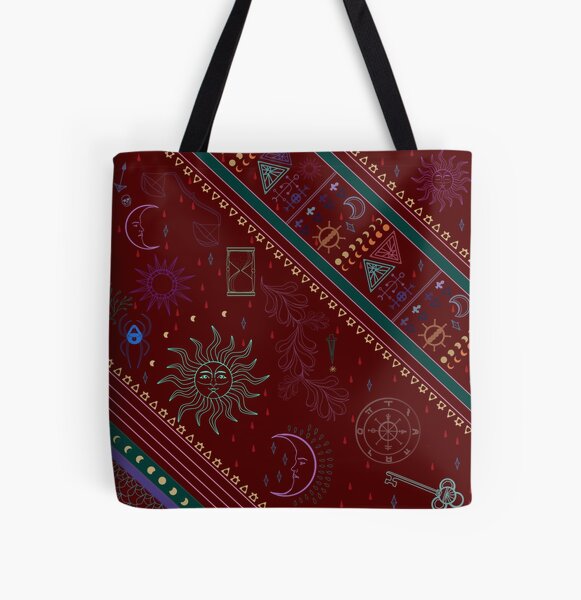 pyramid All Over Print Tote Bag