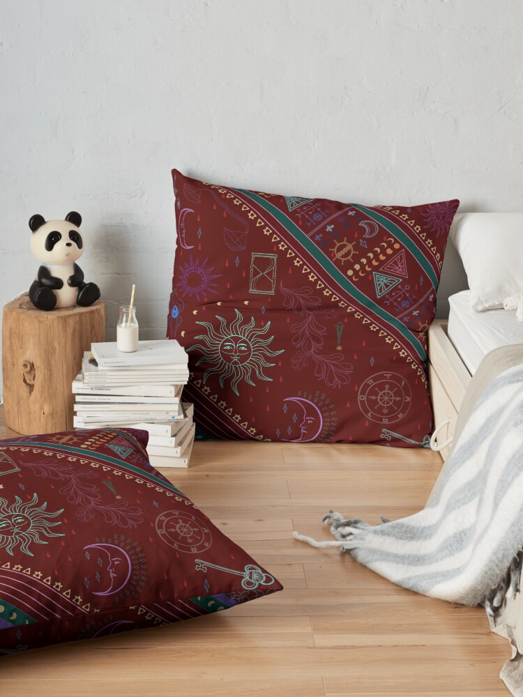Alternate view of pyramid Floor Pillow
