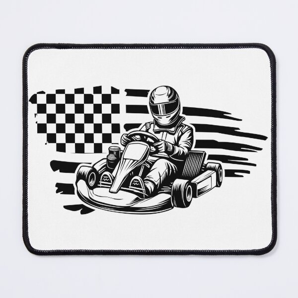 Item preview, Go kart Racer US Flag, go kart designed and sold by MYpngShop.