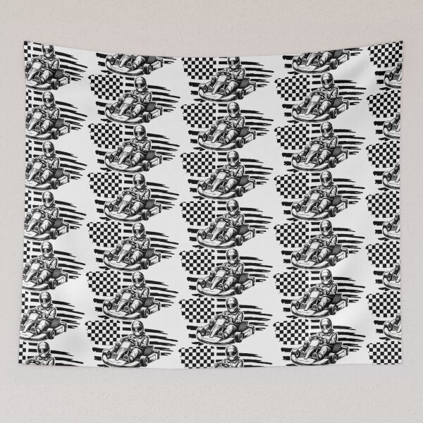 Item preview, Go kart Racer US Flag, go kart designed and sold by MYpngShop.