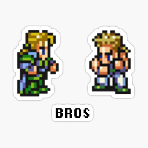 Vista previa del artículo con la obra «Final Fantasy VI Edgar Sabin Bros», diseñado y vendido por bunnyang.