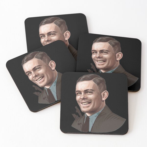 Item preview, Alan Turing Smile Painting designed and sold by AK-Hevonen.