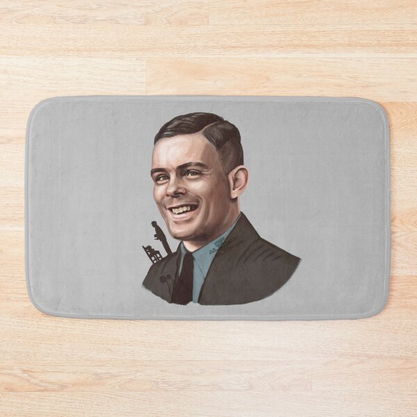 Item preview, Alan Turing Smile Painting designed and sold by AK-Hevonen.