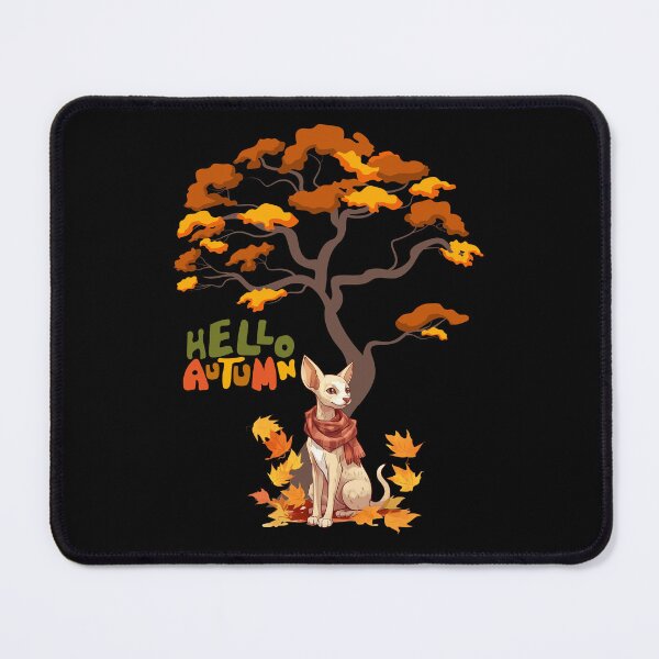 Item preview, Cat Leaf Fall Tree Hello Autumn.Oriental Cat. designed and sold by JAGA-ALIME.