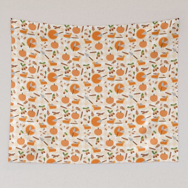Item preview, Pumpkin Pie Autumn Fall Pattern designed and sold by idovedesign.