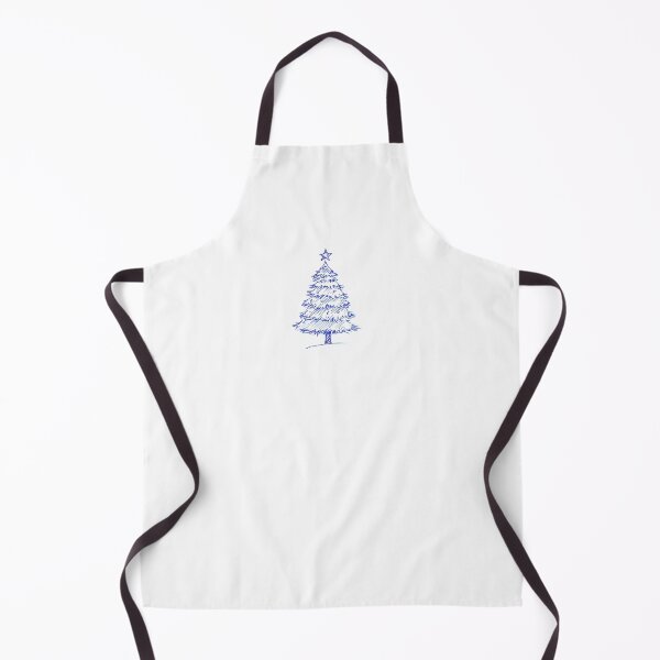 Item preview, One Line Drawing Blue Merry Christmas Tree Presents Pastel Santa Clause 2024 Trend Mug designed and sold by The Art of Kkatarynka.