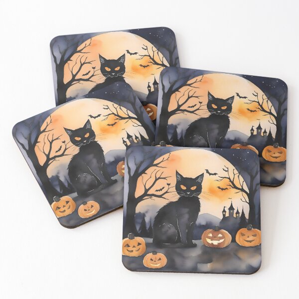Item preview, Black Cat Halloween C designed and sold by Oldetimemercan.