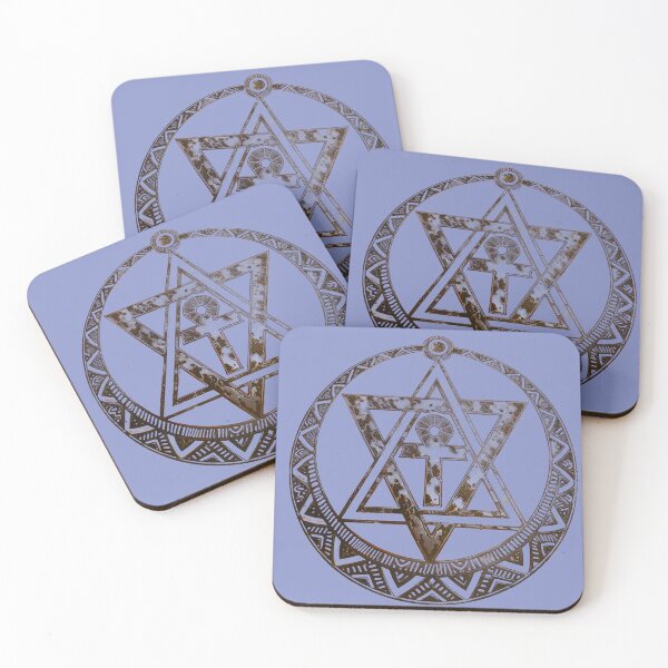 Item preview, ANGELIC MYSTICAL METAPHYSICAL SPIRIT REALM LOGO - NOT SATANIC on faded purple -  designed and sold by INNERHARMONY2.
