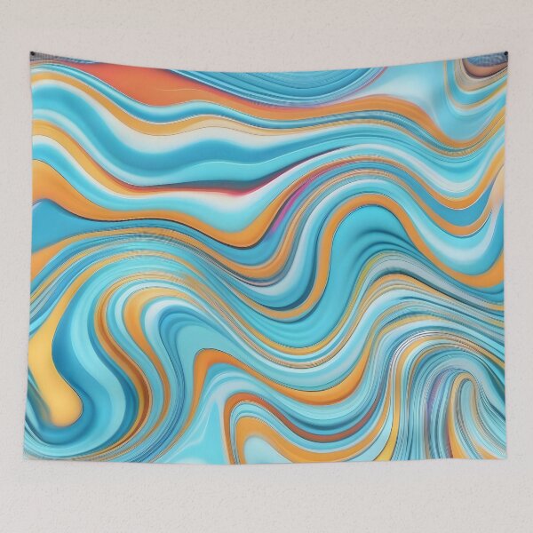 Item preview, Liquid Marble Pattern IMAGE PRINT ONLY Flowy Pattern Abstract Swirls 2 of 4 designed and sold by Beachy.