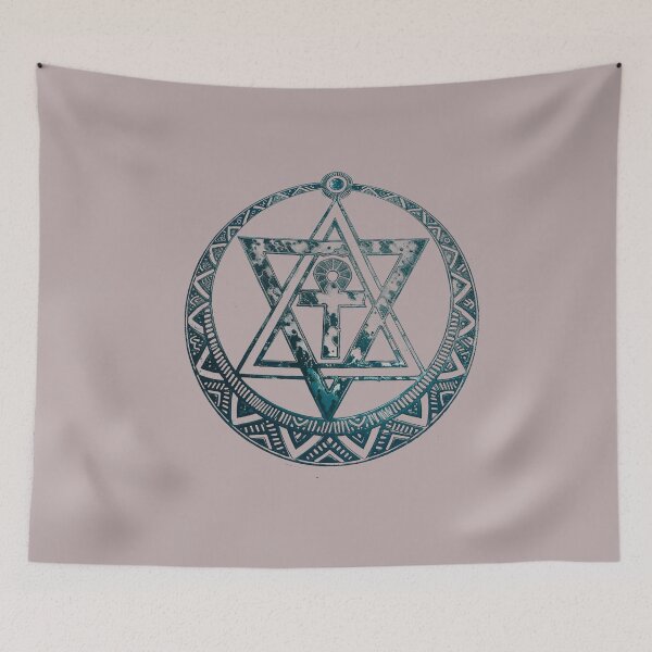 Item preview, ANGELIC MYSTICAL METAPHYSICAL SPIRIT REALM LOGO - NOT SATANIC earth tone  designed and sold by INNERHARMONY2.