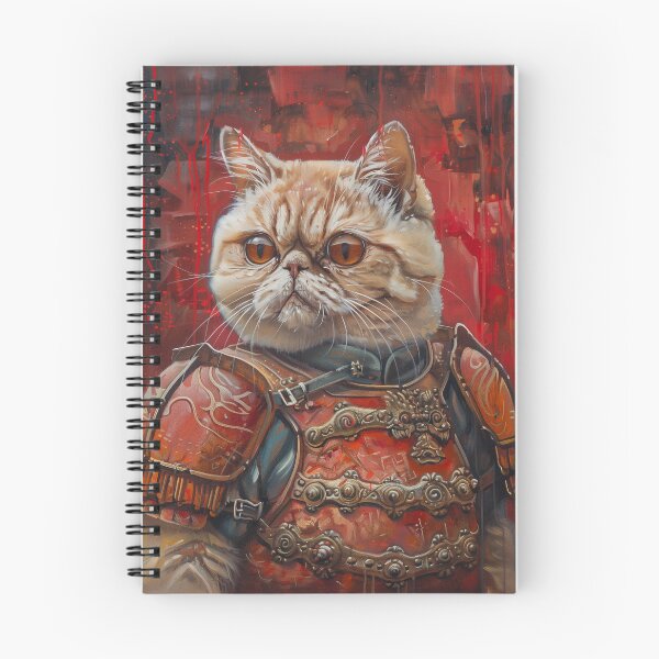 Item preview, Exotic Shorthair In Armor designed and sold by WillmanArt.