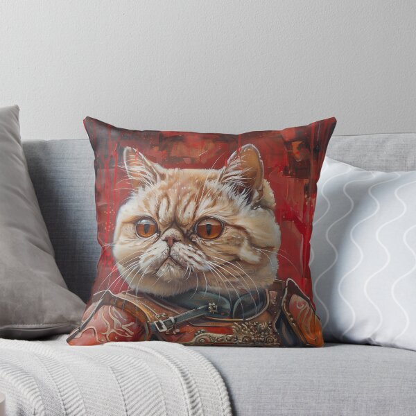 Item preview, Exotic Shorthair In Armor designed and sold by WillmanArt.