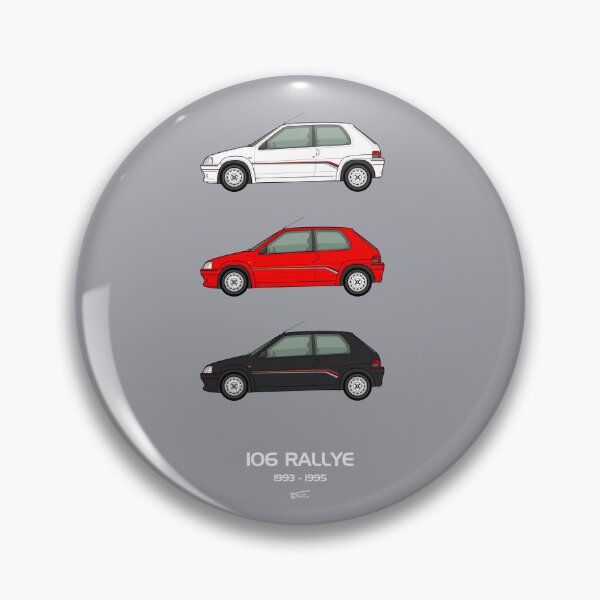 Item preview, 106 Rallye S1 Classic Car Collection Artwork designed and sold by RJWautographics.