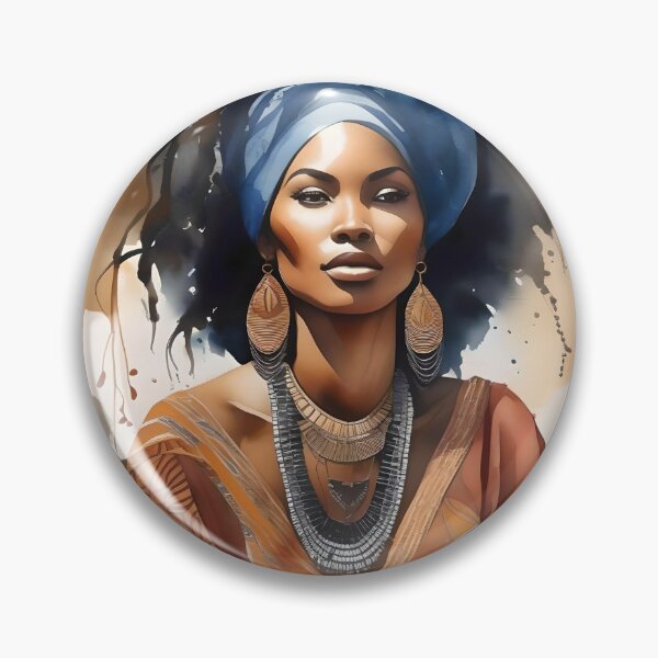 Item preview, African Woman Portrait B designed and sold by Oldetimemercan.
