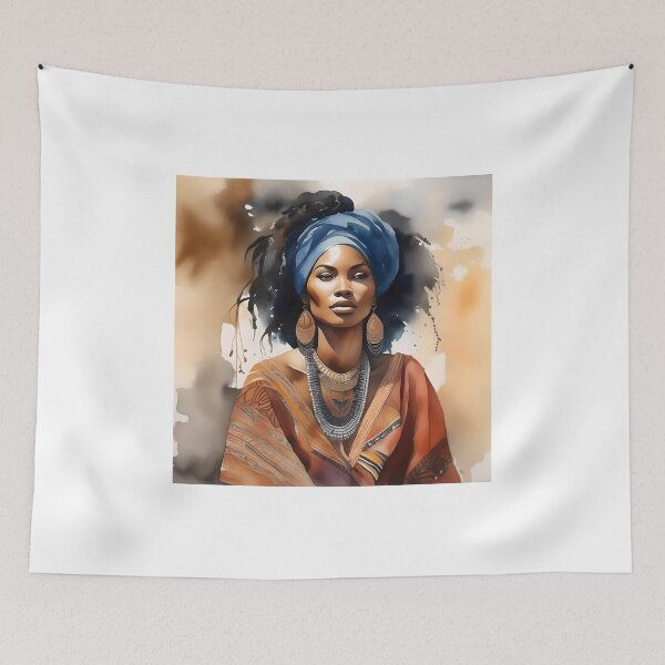Item preview, African Woman Portrait B designed and sold by Oldetimemercan.
