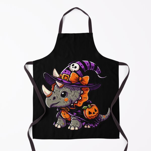 Item preview, Scary Halloween Triceratops Witch Hat Costume Spooky Season designed and sold by Artistoos.