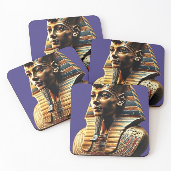 Item preview, Tutankhamun, the ancient Egyptian pharaonic king with the famous golden mask 38 designed and sold by AnadAA.