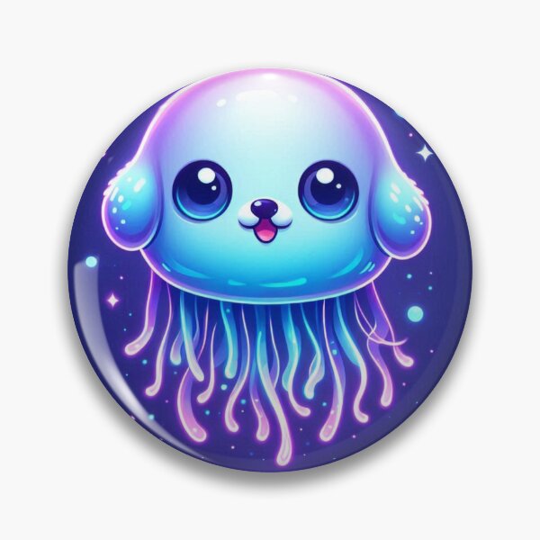 Item preview, Neon Jellyfish Puppy designed and sold by TeslaSt0re.