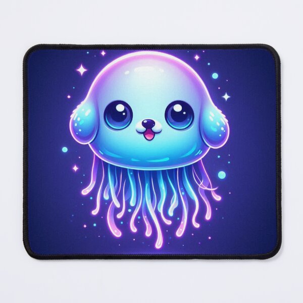 Item preview, Neon Jellyfish Puppy designed and sold by TeslaSt0re.