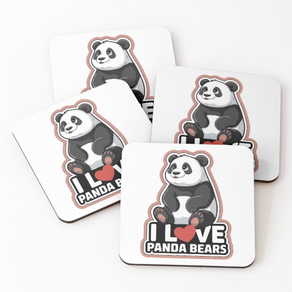 Item preview, I Love Panda Bears designed and sold by Wilcox PhotoArt.