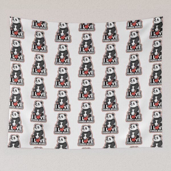 Item preview, I Love Panda Bears designed and sold by Wilcox PhotoArt.