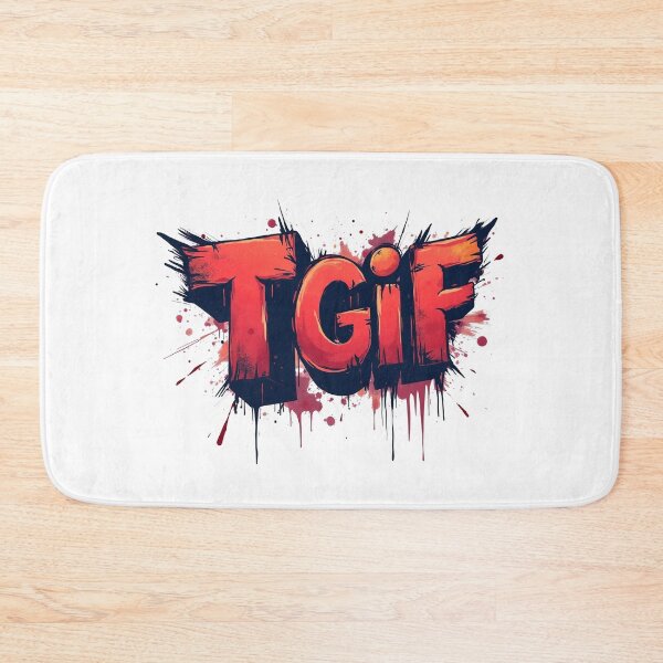 Item preview, TGIF = Thanks God It's Friday designed and sold by Aesthetic Works.